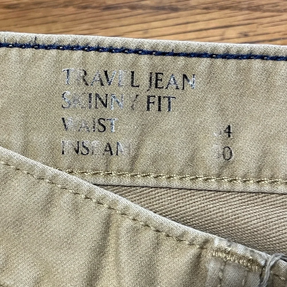 Banana Republic Men's Whiskey Tan Travel Skinny Fit Pants Size 34x30 - Picture 4 of 10